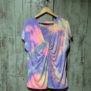 Gee Gee Tie-Dye Twist Back Women’s Top